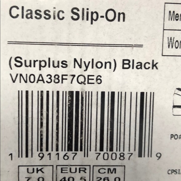 Surplus Nylon Classic Slip On Vans - Picture 4 of 4